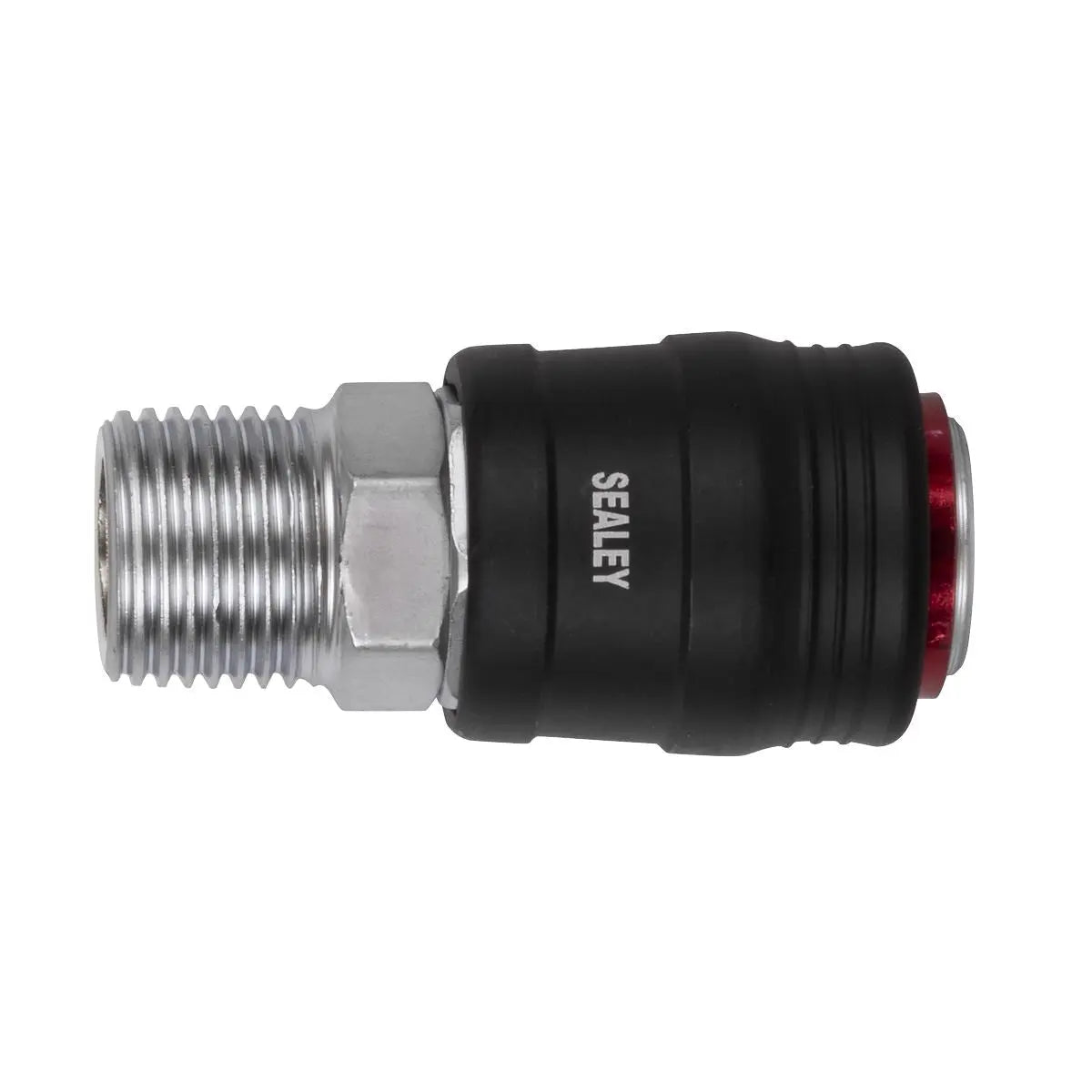 Sealey High Flow Coupling Body Male 1/2"BSPT  White Rose Tools