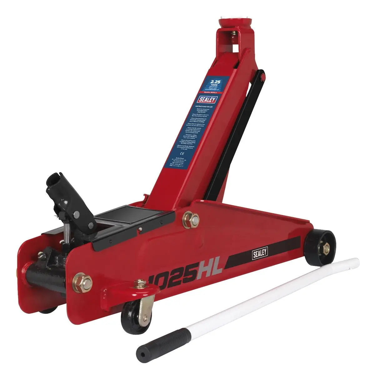 Sealey High Lift SUV Trolley Jack with Super Rocket Lift 2.25 Tonne 