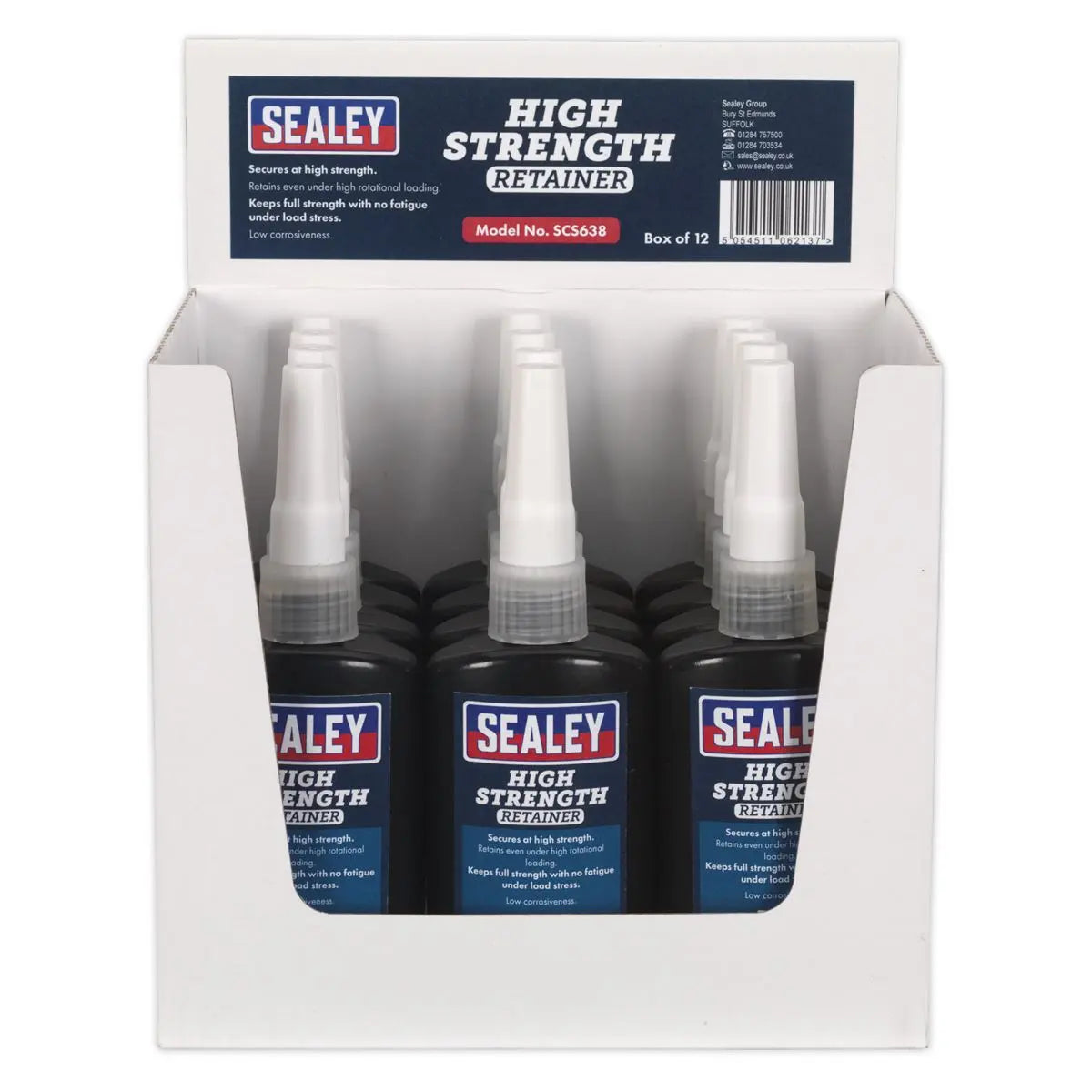 Sealey High Strength Retainer 50ml Pack of 12 