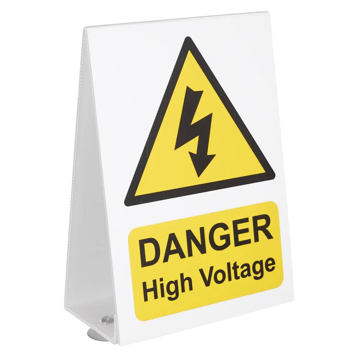 Sealey High Voltage Vehicle Warning Sign 