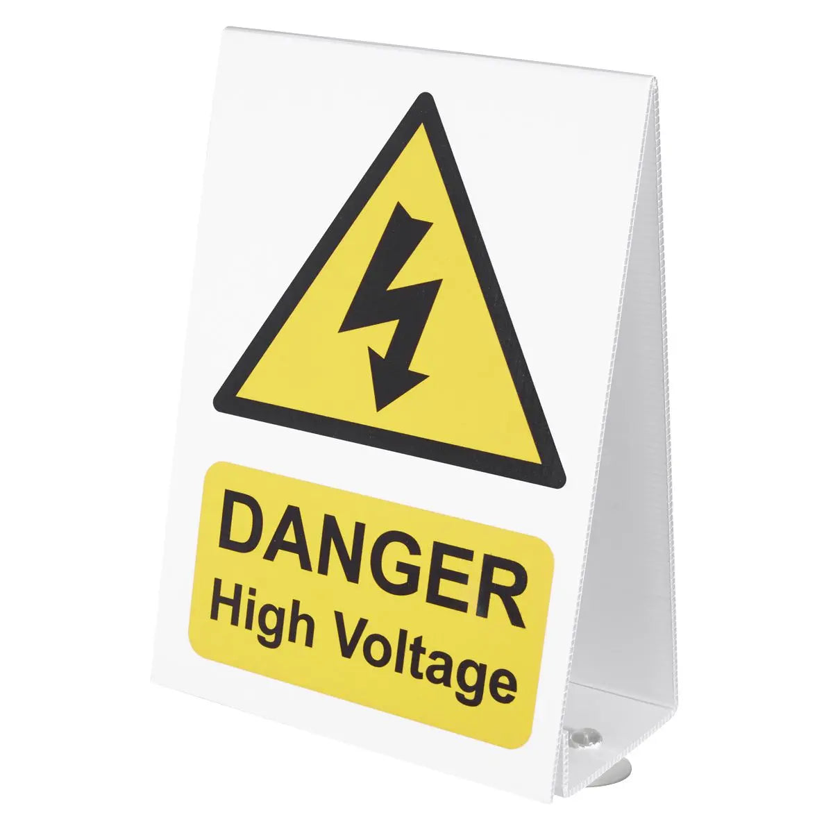 Sealey High Voltage Vehicle Warning Sign 