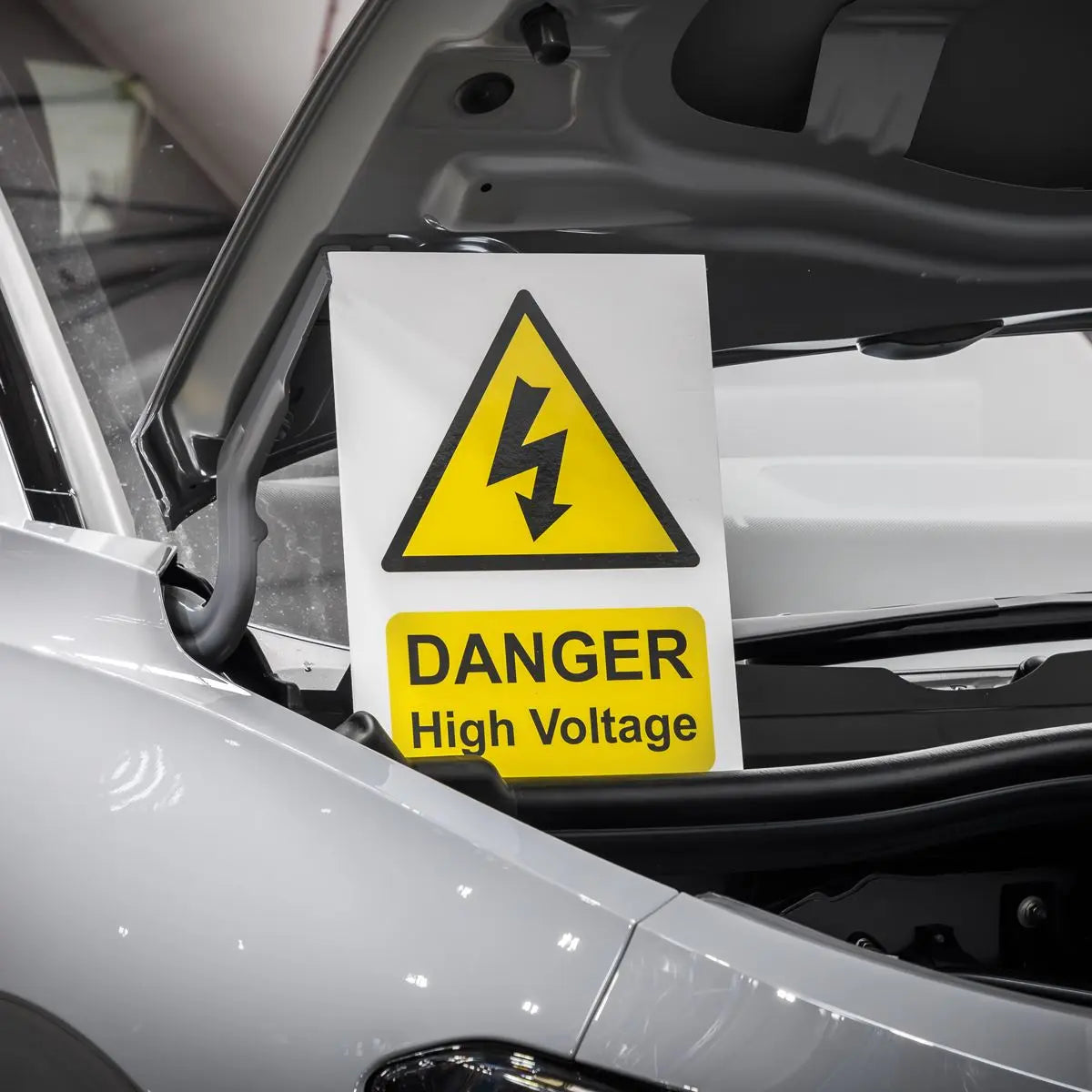 Sealey High Voltage Warning Sign 200 x 300mm 