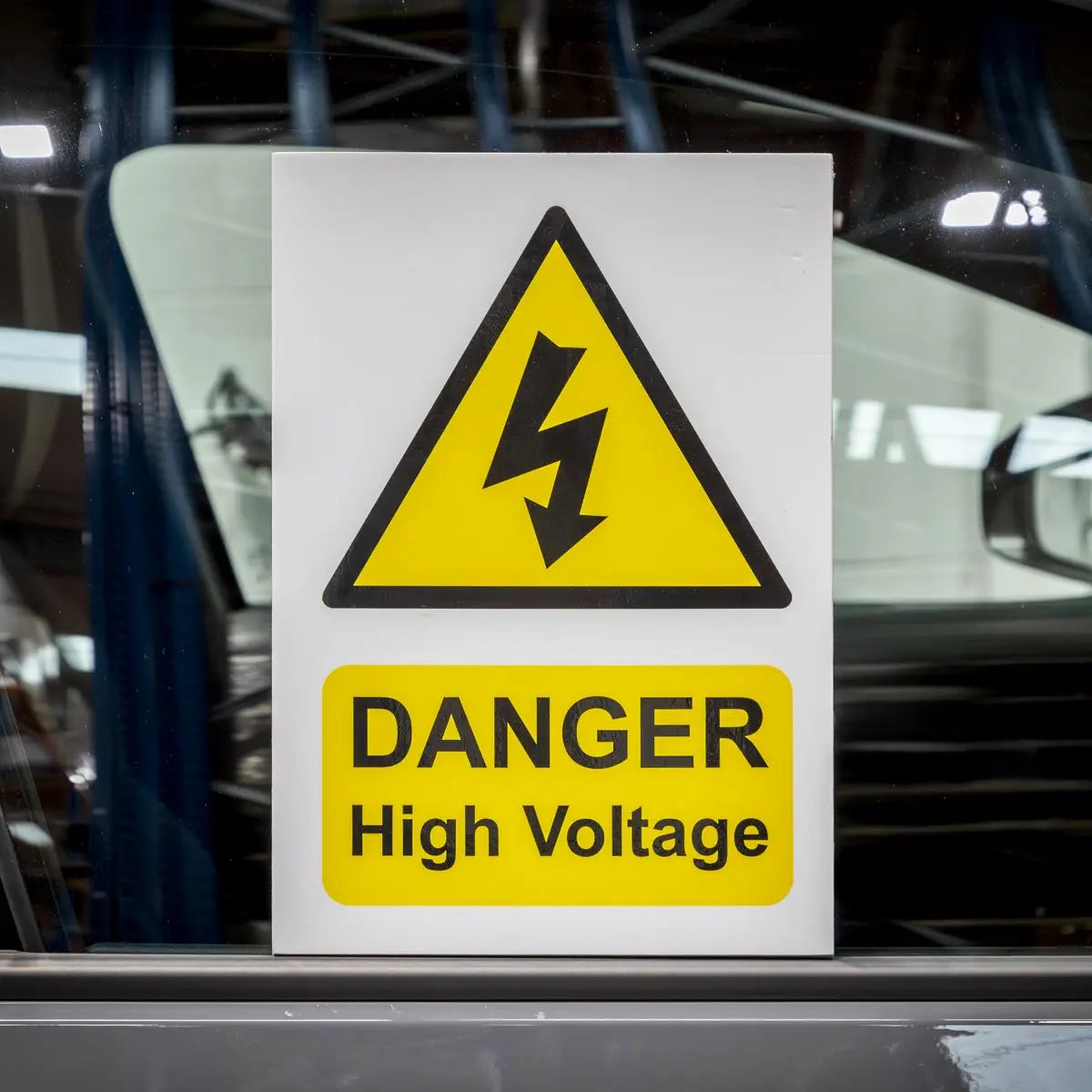 Sealey High Voltage Warning Sign 200 x 300mm 