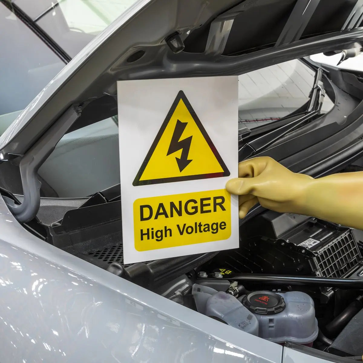 Sealey High Voltage Warning Sign 200 x 300mm 