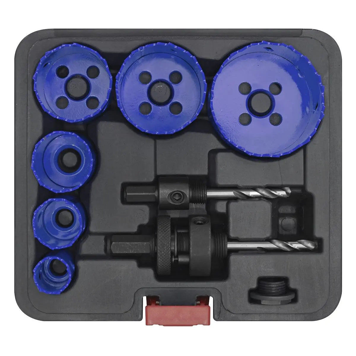 Sealey Hole Saw Kit 9pc - Electricians 