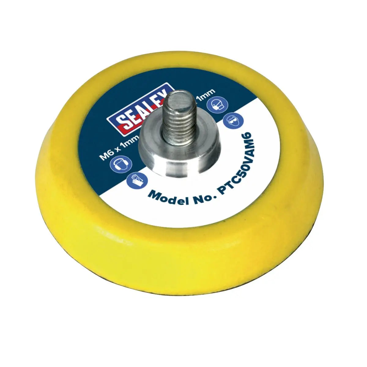 Sealey Hook-and-Loop Backing Pad Ø50mm M6 x 1mm 