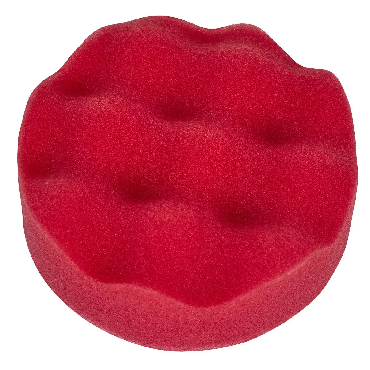 Sealey Hook and Loop Buffing and Polishing Foam Head 80mm x 25mm Red Ultra Soft 