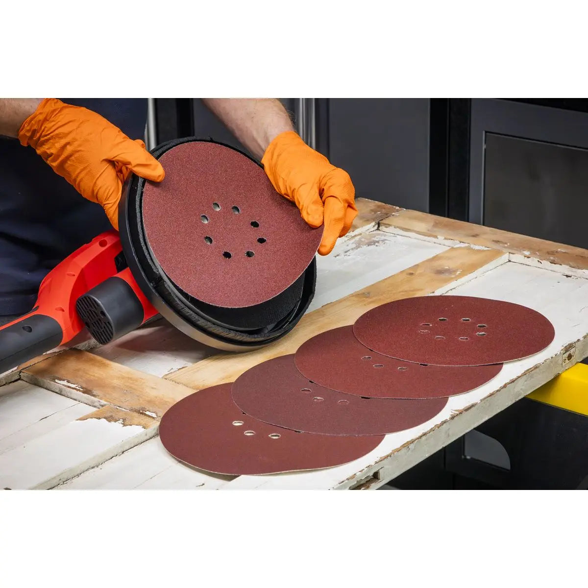 Sealey Hook-and-Loop Sanding Disc Set  White Rose Tools