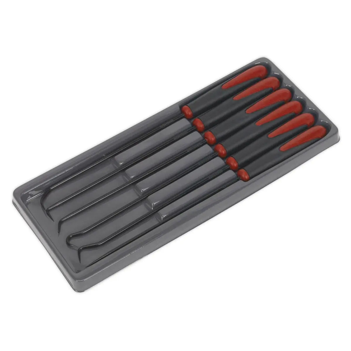 Sealey Hook and Pick Set Extra Long 6 Piece 