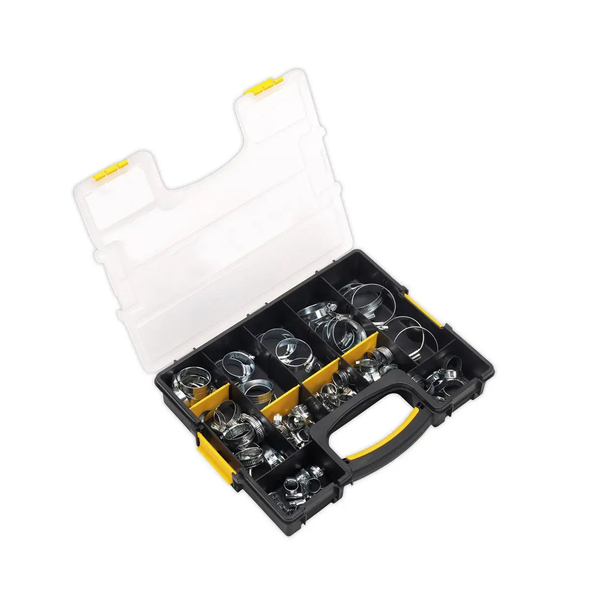 Sealey Hose Clip Assortment 85pc Ø8-57mm 