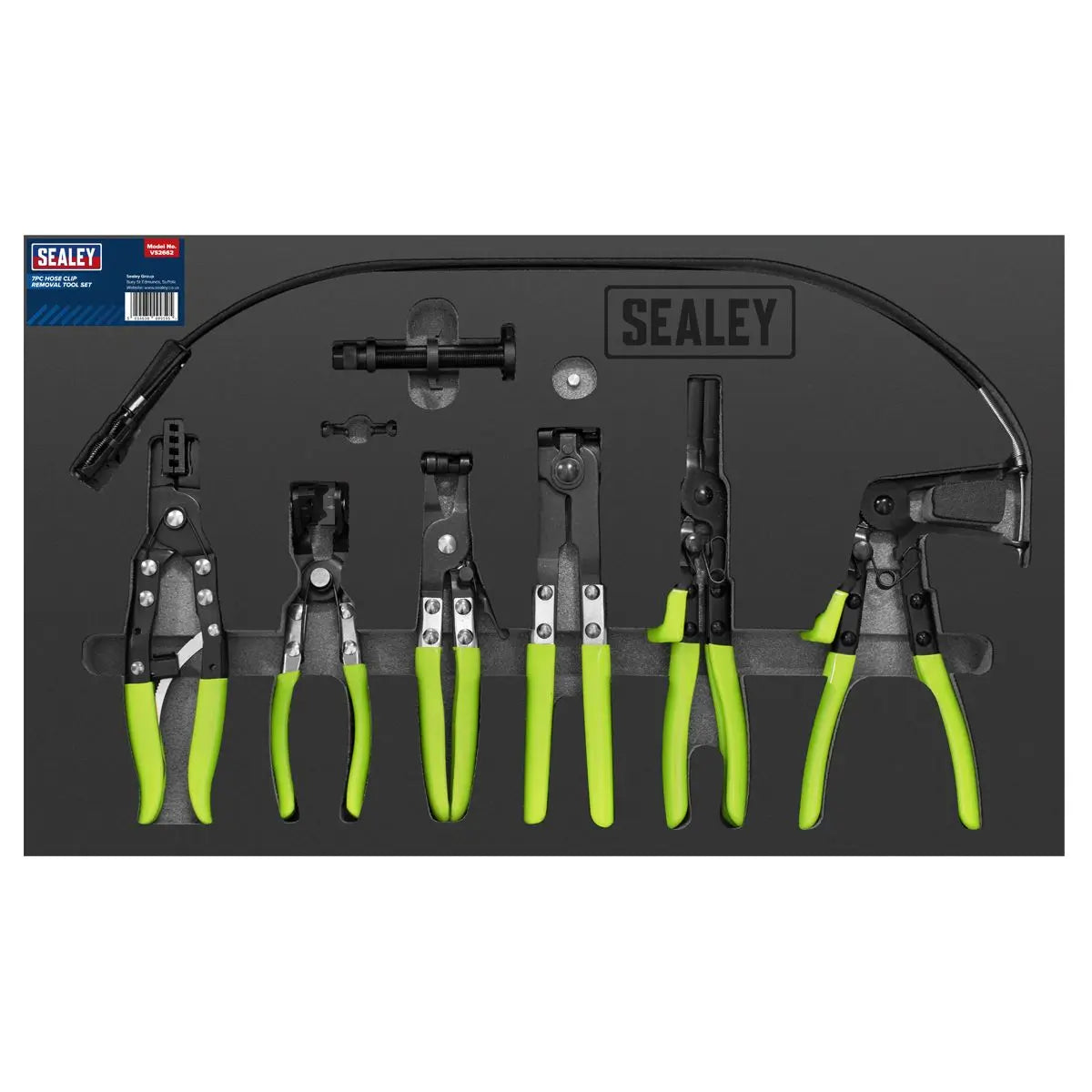 Sealey Hose Clip Removal Tool Set 7pc 