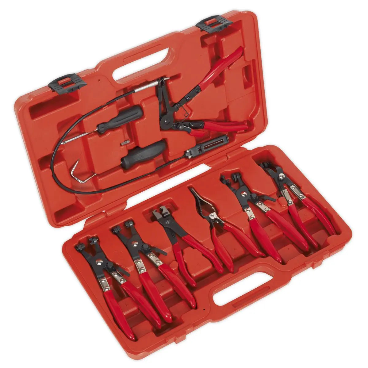 Sealey Hose Clip Removal Tool Set 9pc 