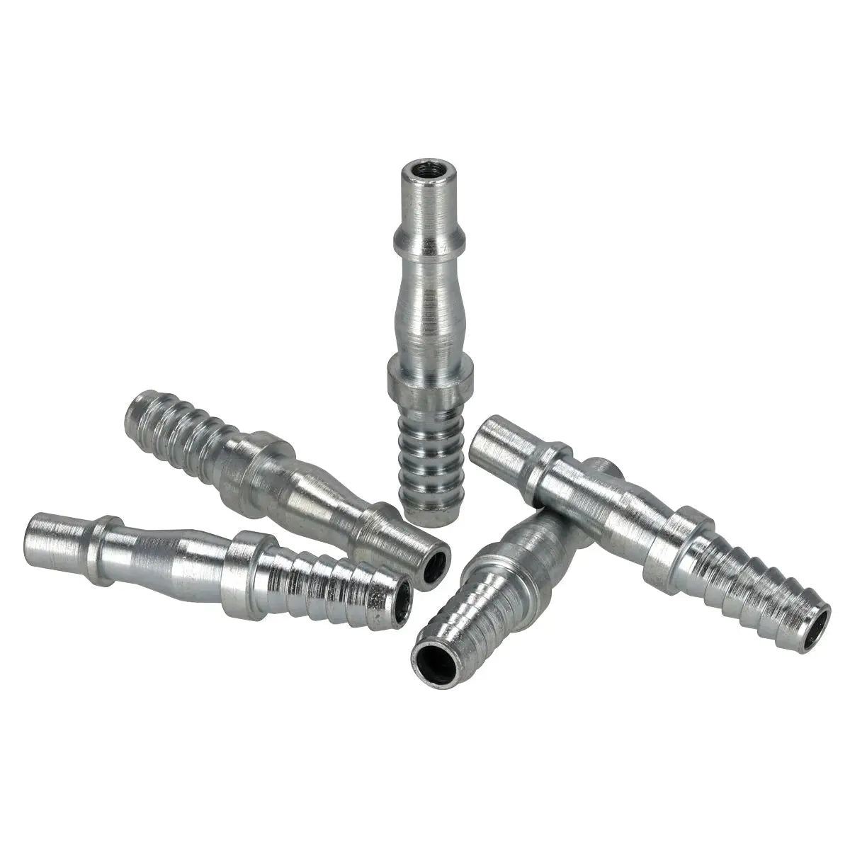 Sealey Hose End Tailpiece Adaptor Air Line Connector Bayonet 5/16" Bore 5 Pack 