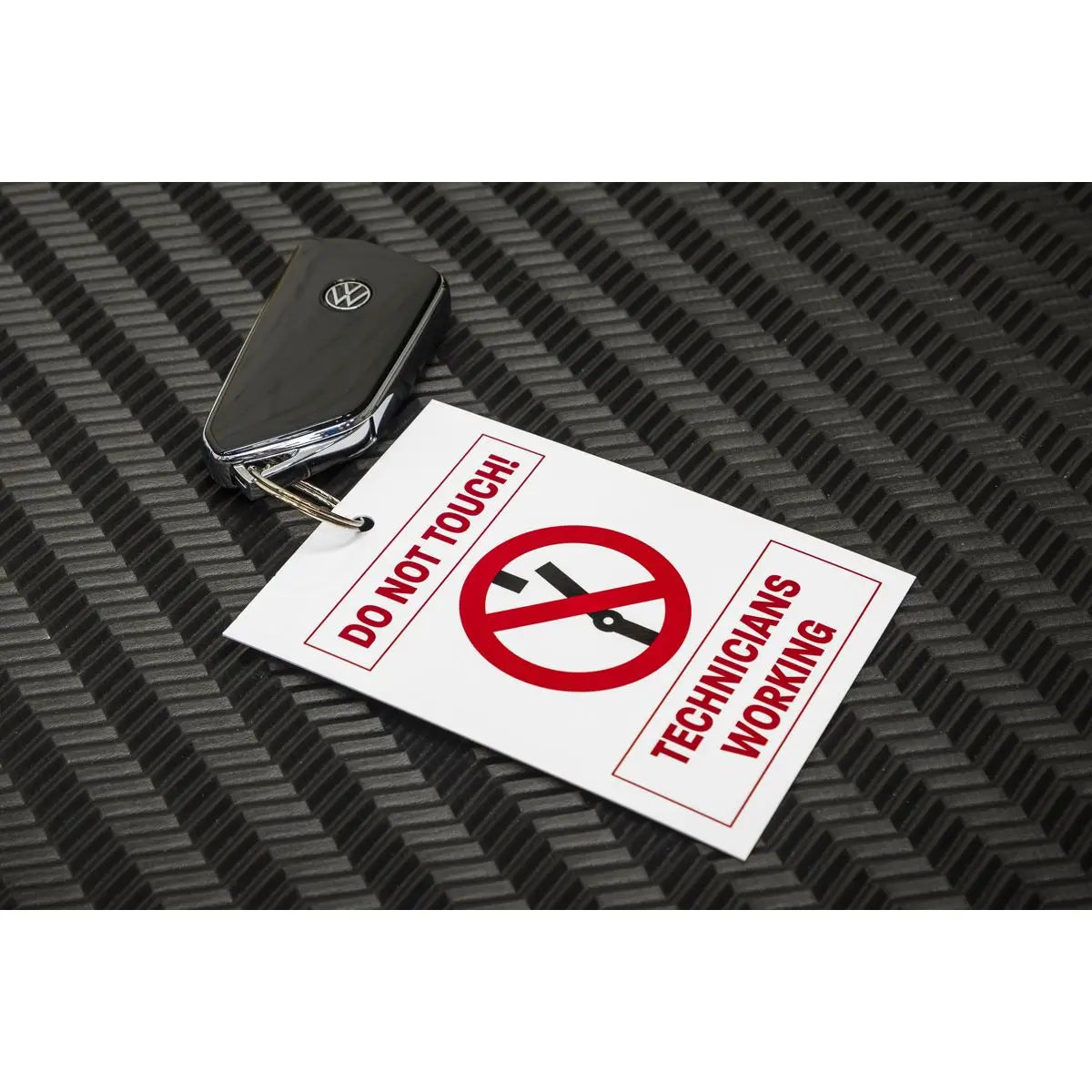 Sealey Hybrid/Electric Vehicle Keyring Warning Tag 