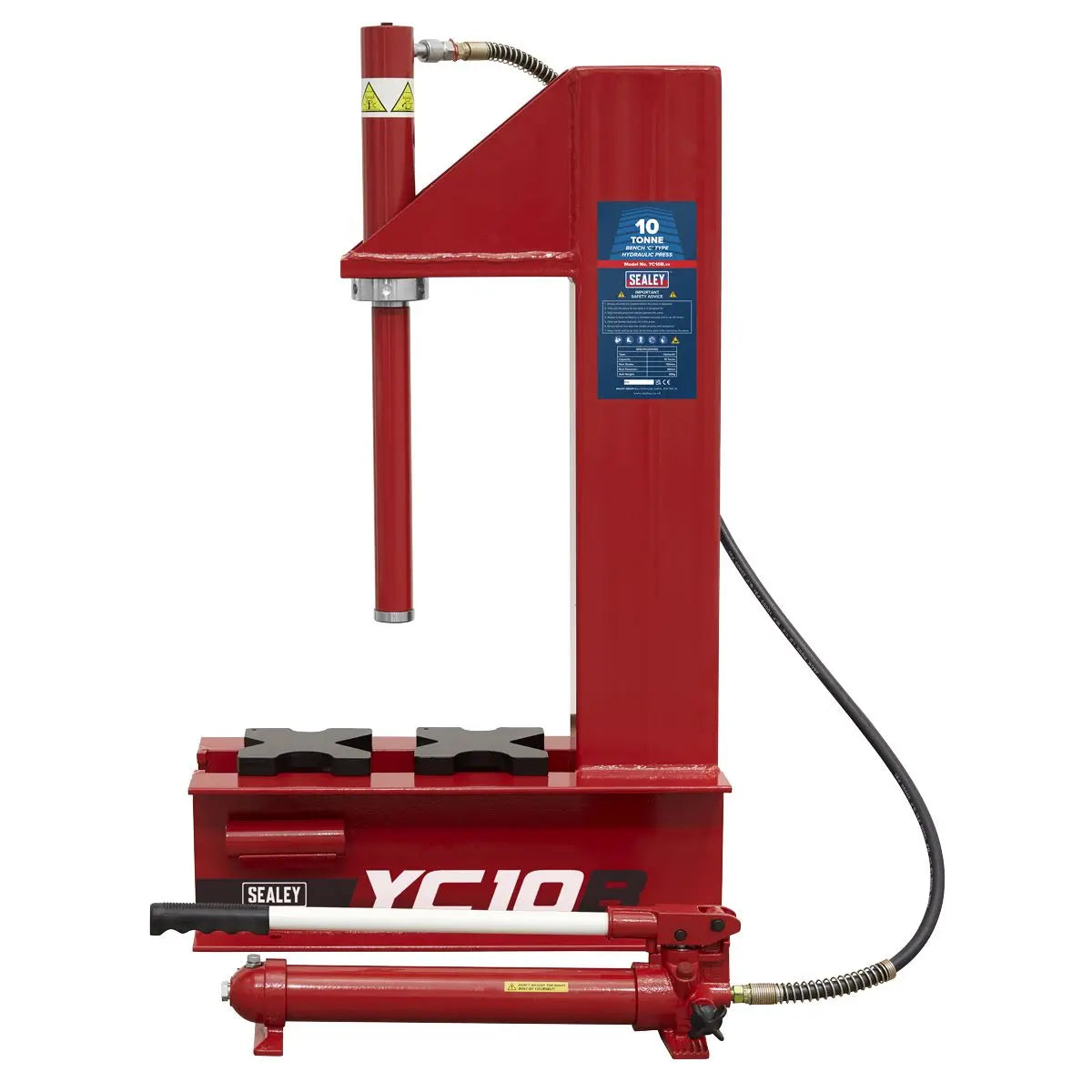 Sealey Hydraulic Bench 'C' Type Press 10 Tonne 