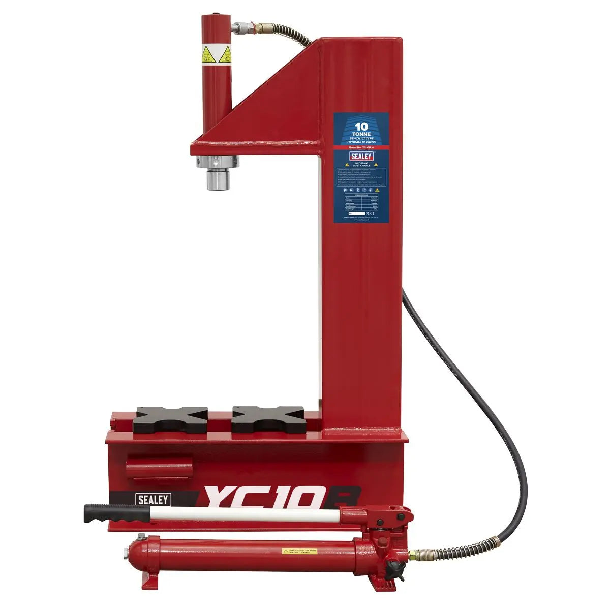 Sealey Hydraulic Bench 'C' Type Press 10 Tonne 