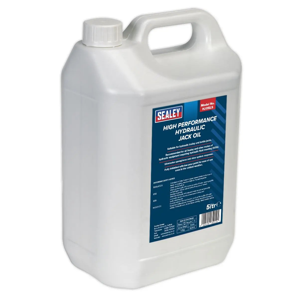 Sealey Hydraulic Jack Oil 5L 