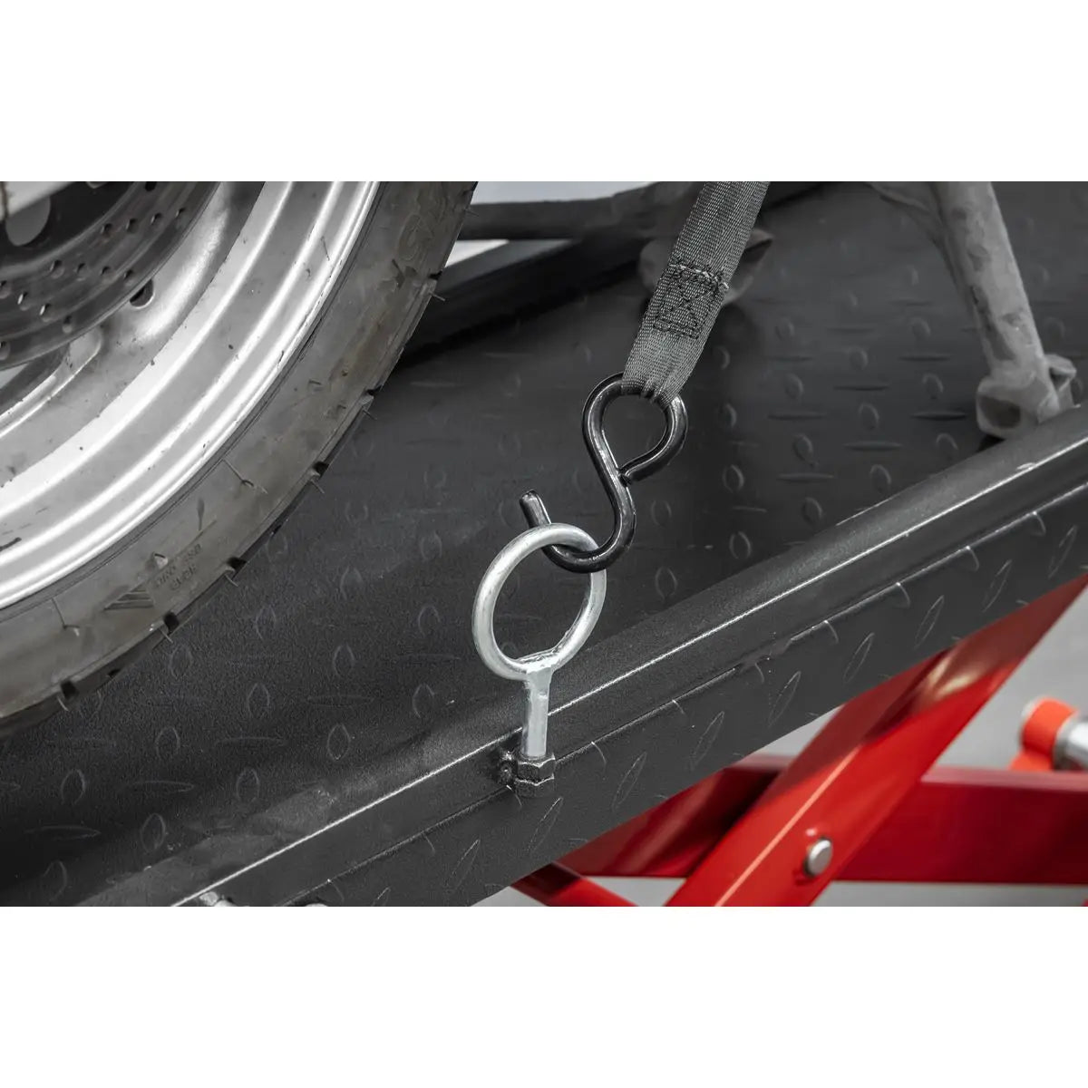 Sealey Hydraulic Motorcycle Lift 450kg Capacity  White Rose Tools