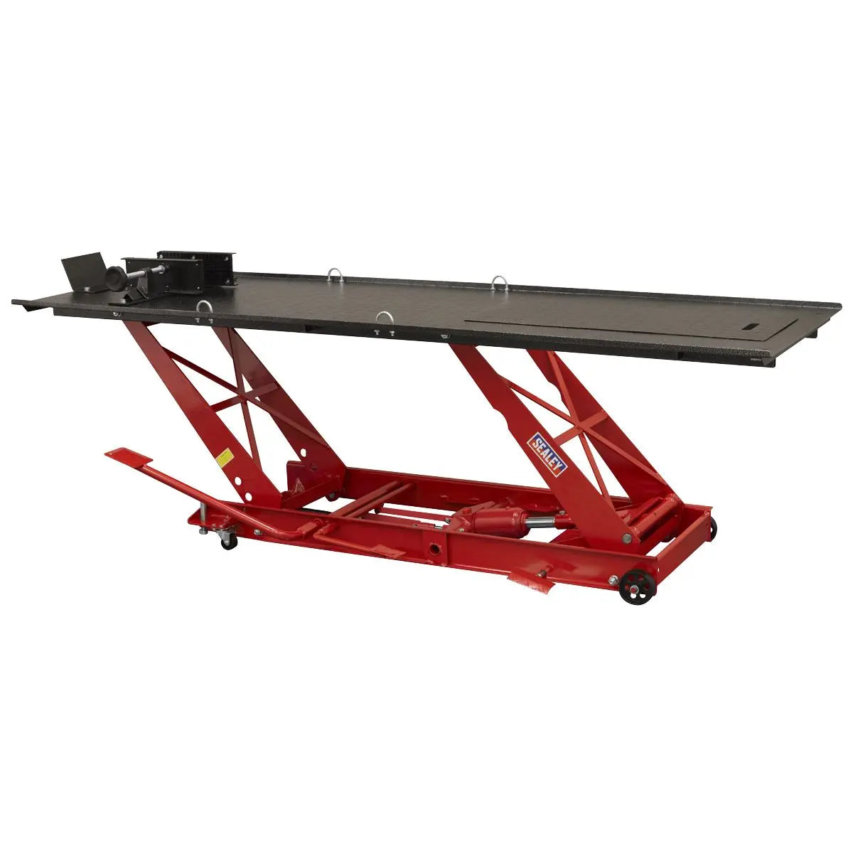 Sealey Hydraulic Motorcycle Lift 454kg Capacity  White Rose Tools