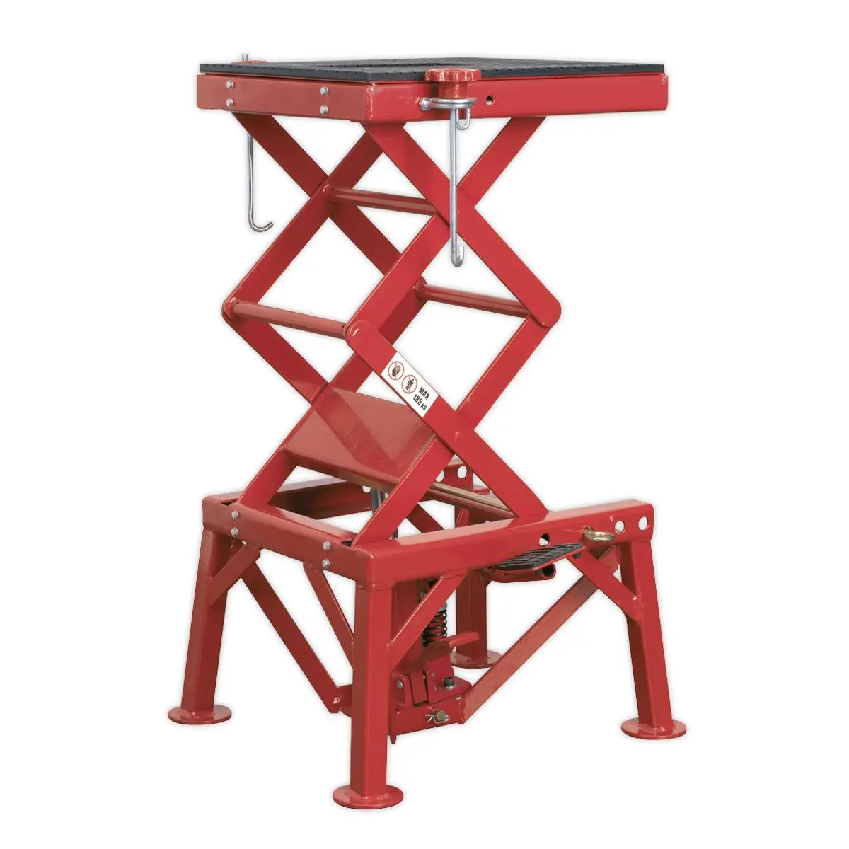 Sealey Hydraulic Motorcycle Lift Off-Road/Trials Bikes 135kg Capacity 