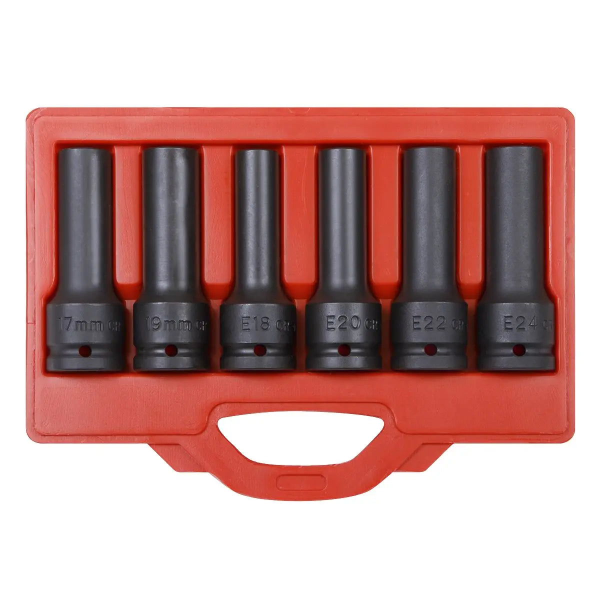 Sealey Impact 12-Point & TRX-Star* Female Deep Socket Set 6pc 3/4"Sq Drive 