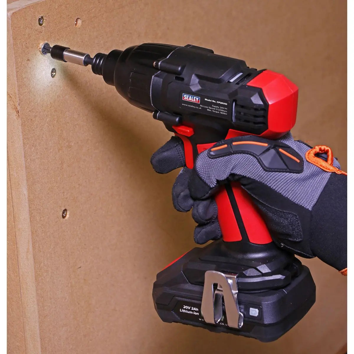 Sealey Impact Driver 20V SV20 Series 1/4"Hex Drive - Body Only 