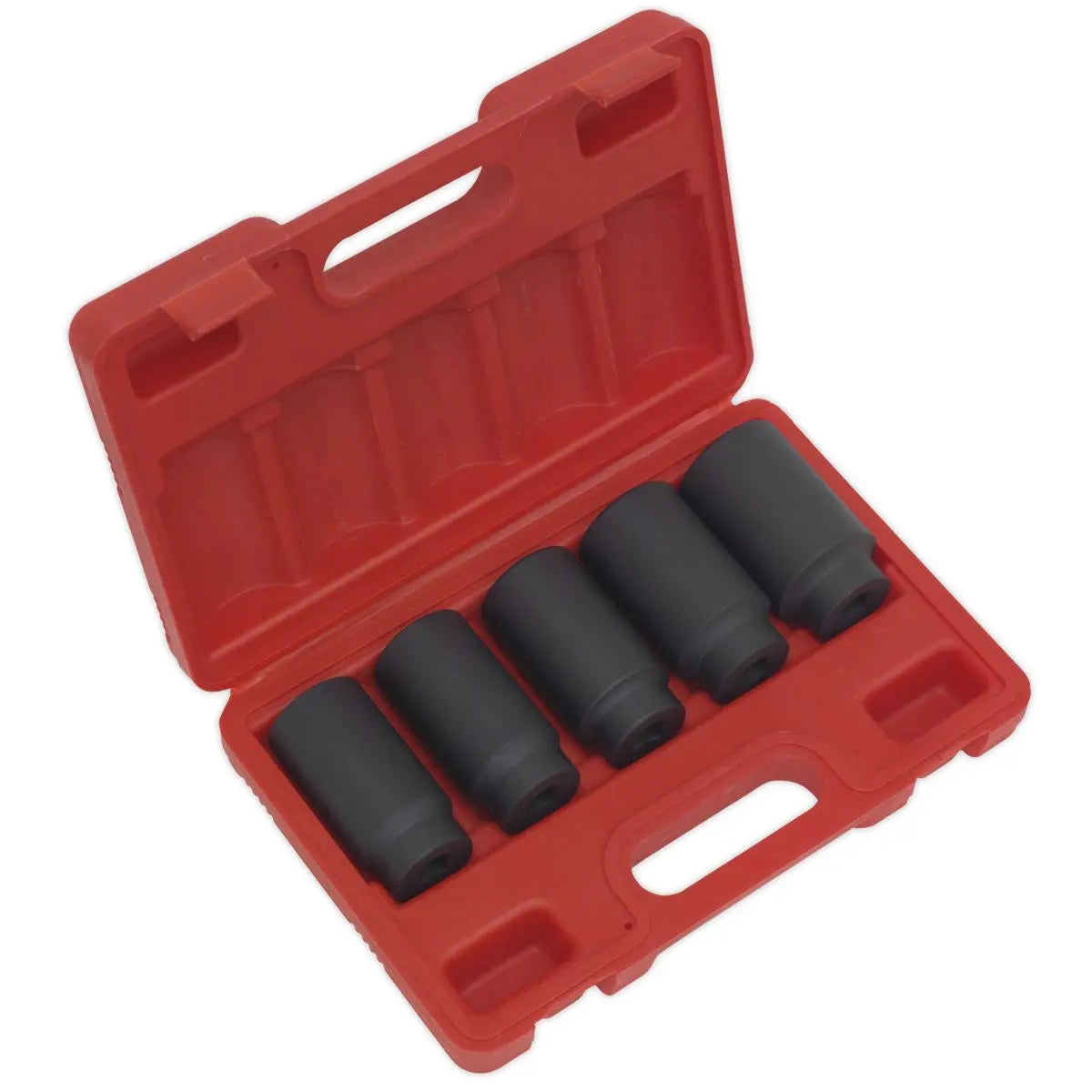 Sealey Impact Hub Nut Socket Set 5pc 1/2"Sq Drive 