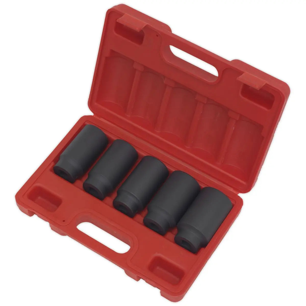 Sealey Impact Hub Nut Socket Set 5pc 1/2"Sq Drive 