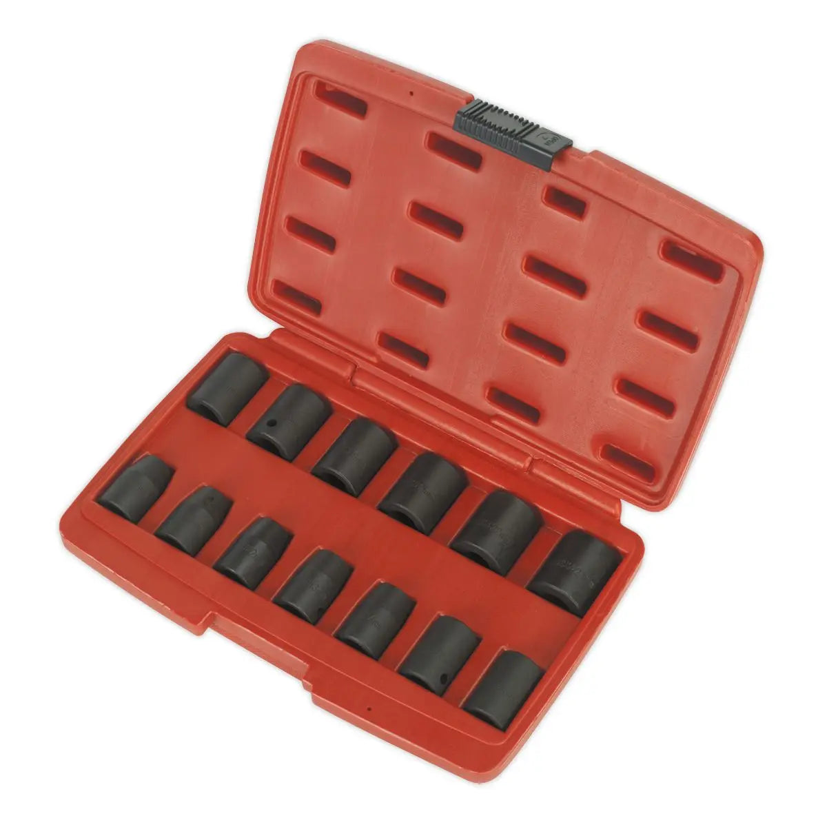 Sealey Impact Socket Set 13 Piece 1/2" Drive Metric 10-24mm Premier 