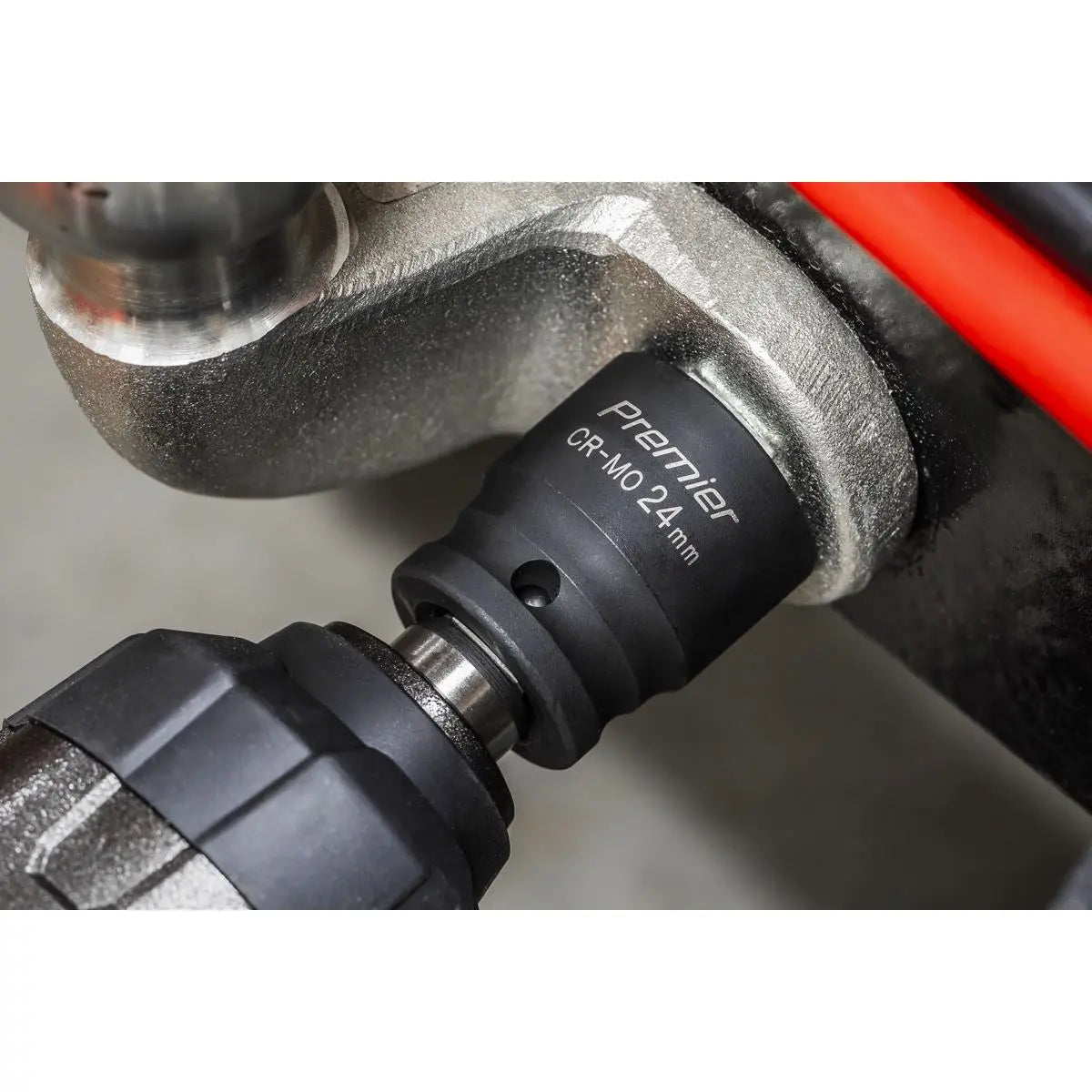 Sealey Impact Socket Set Total Drive 1/2" Metric Hardened Wrench 10-24mm 13pc 