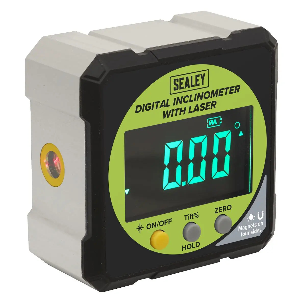 Sealey Inclinometer Digital with Laser  White Rose Tools