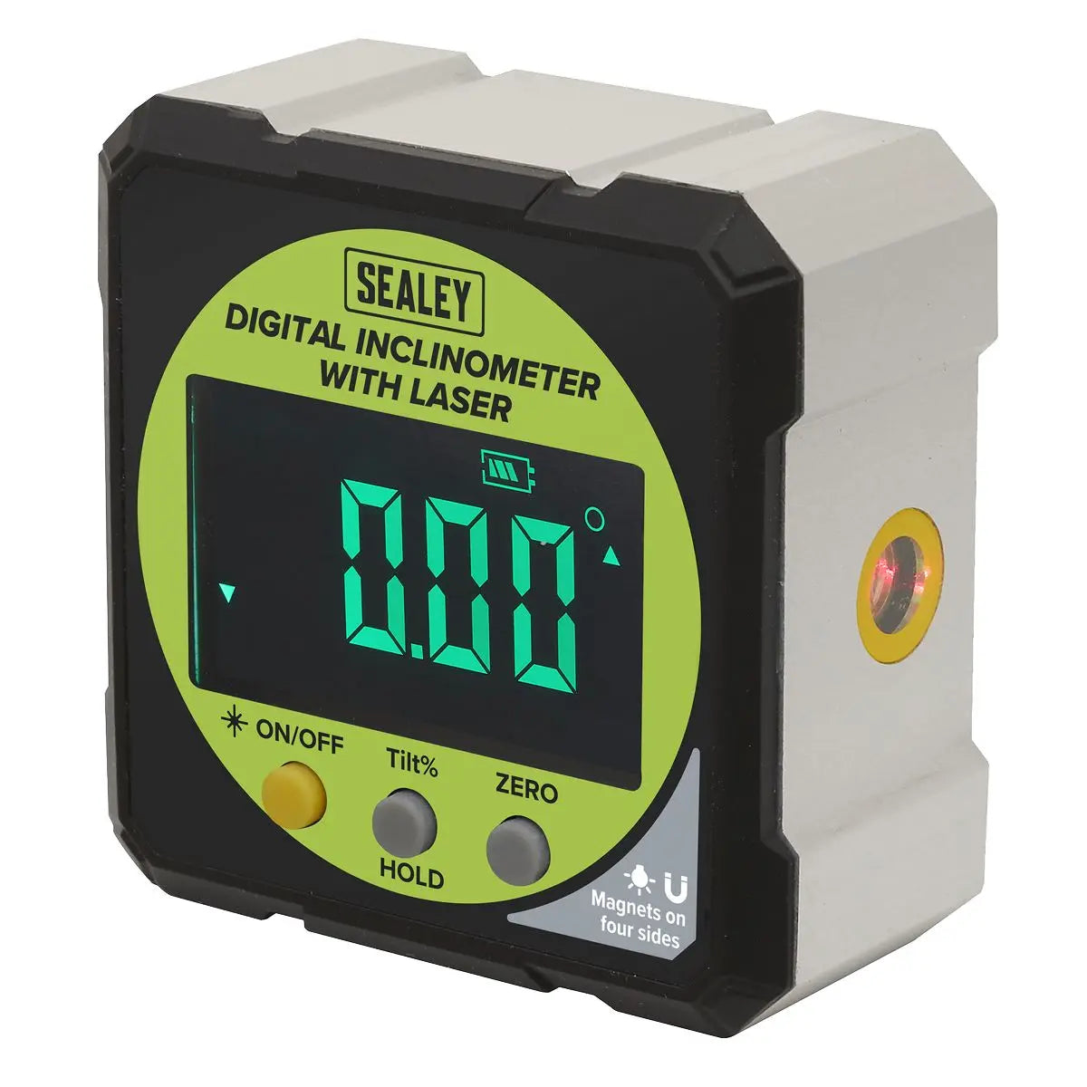 Sealey Inclinometer Digital with Laser  White Rose Tools