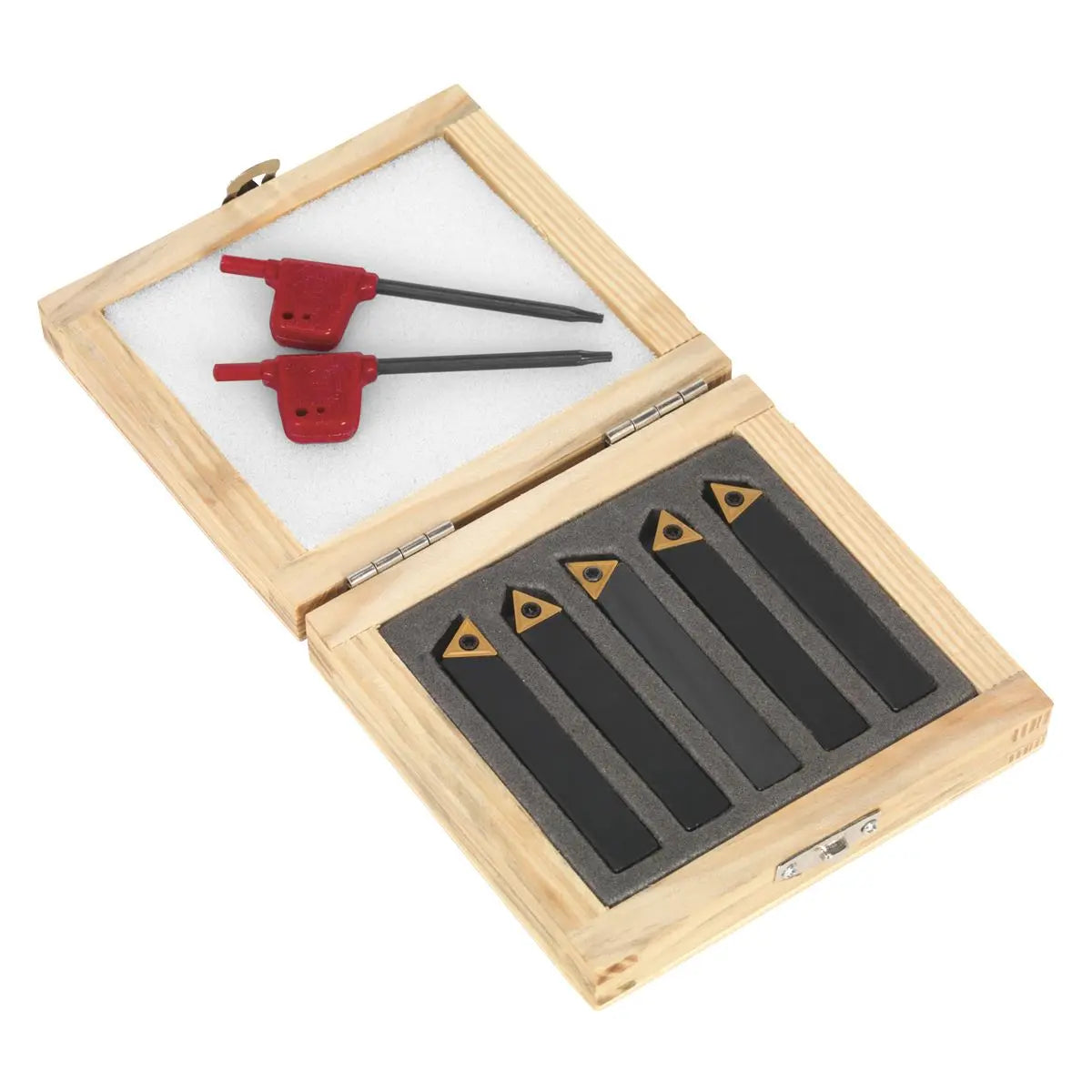 Sealey Indexable 8mm Lathe Turning Tool Set 5pc 