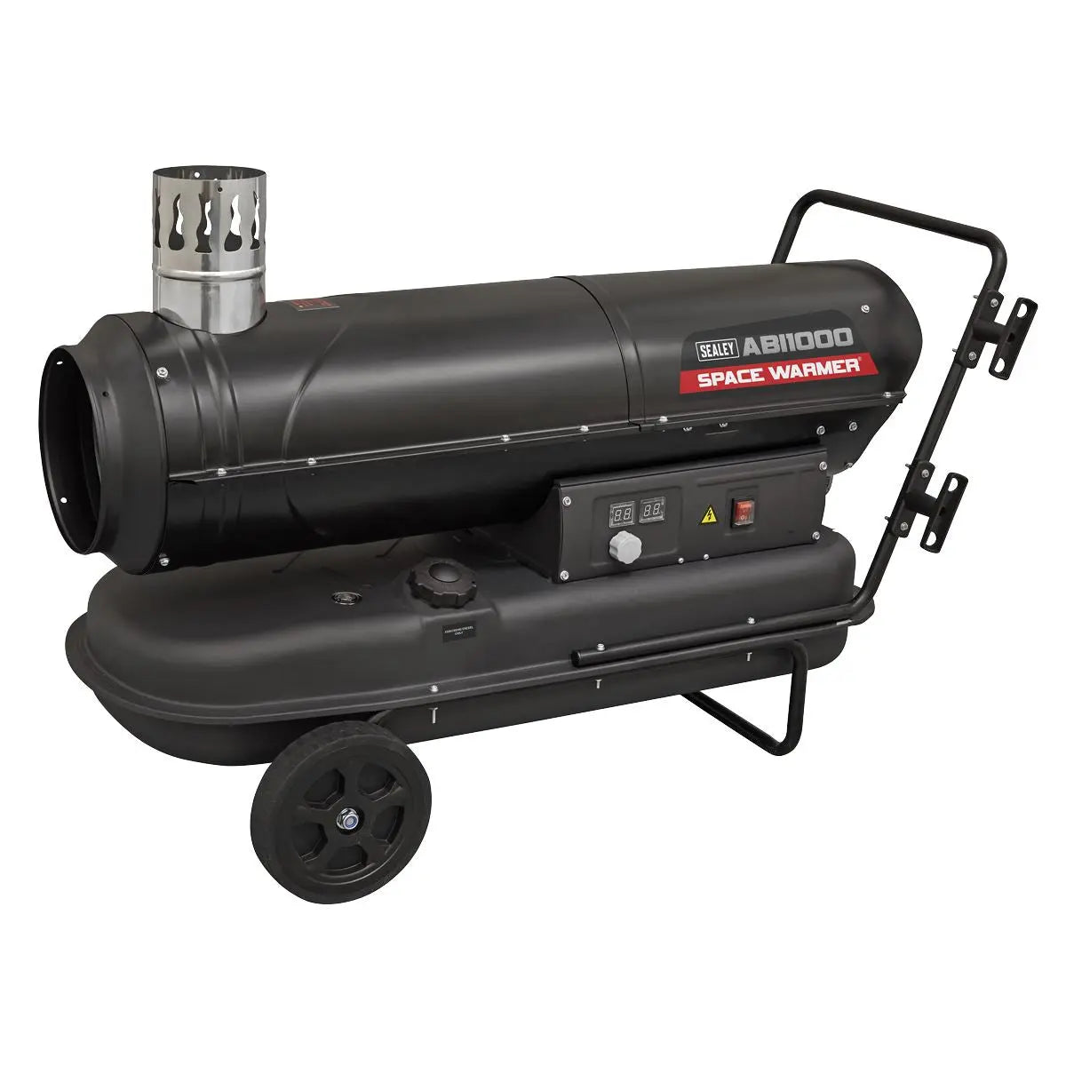 Sealey Indirect Space Warmer® Kerosene/Diesel Heater 102,000Btu/hr with Wheels  White Rose Tools
