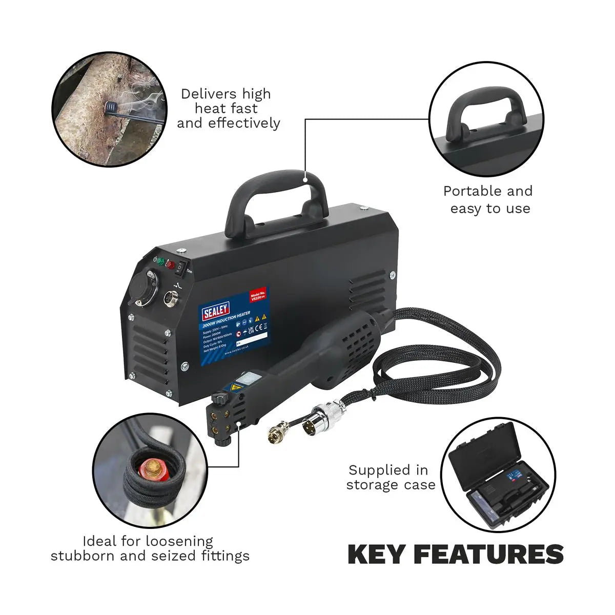 Sealey Induction Heater 2000W 