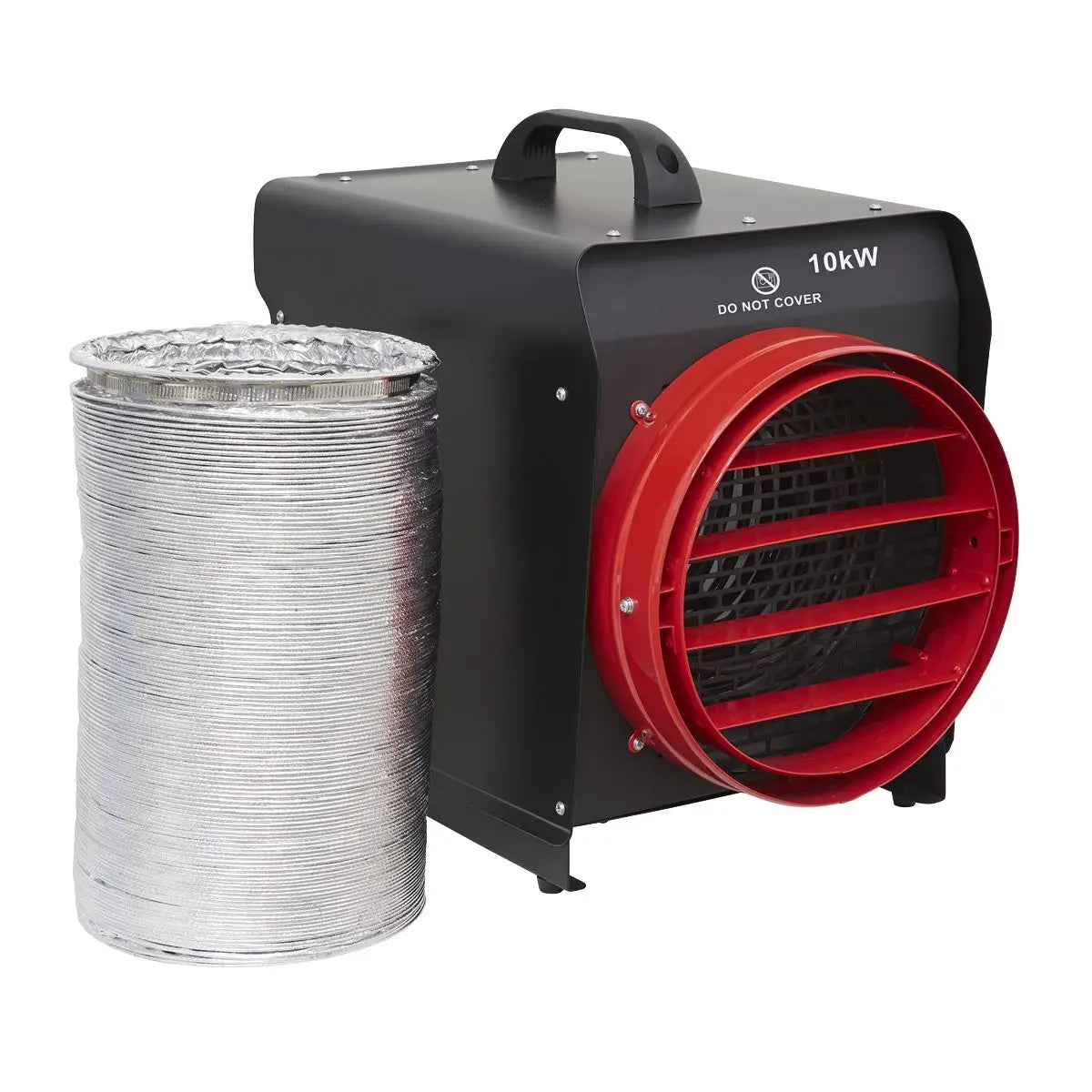 Sealey Industrial Fan Heater 10kW with Ducting 