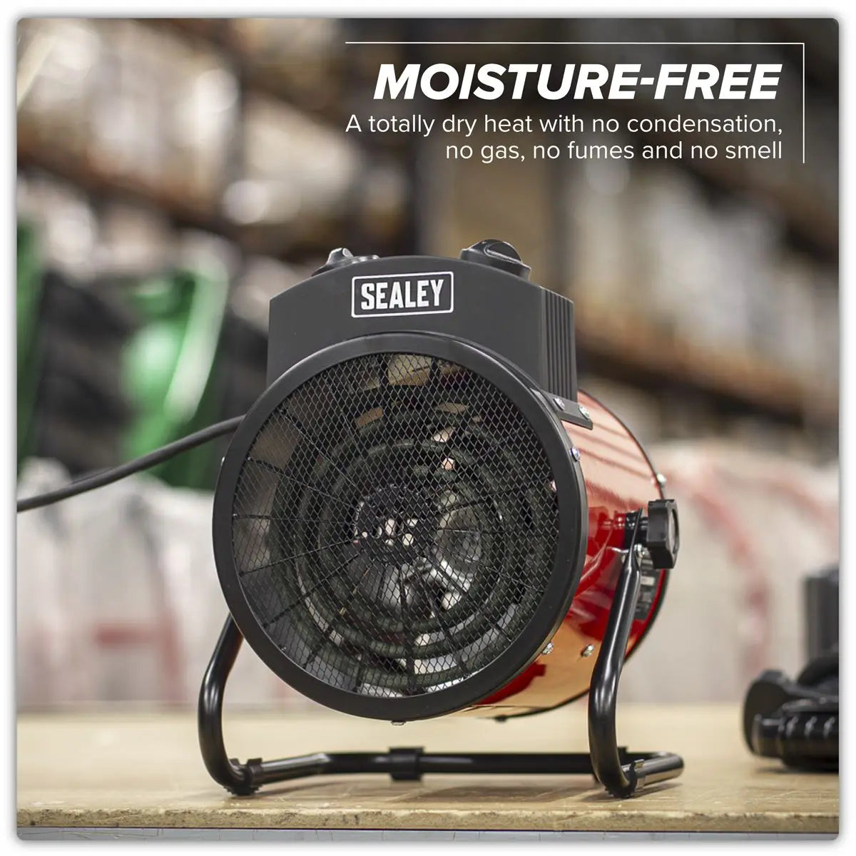 Sealey Industrial Fan Heater 2000W/230V  White Rose Tools