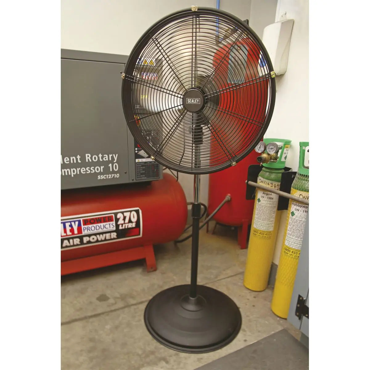 Sealey Industrial High Velocity Oscillating Pedestal Fan 20" 230V 