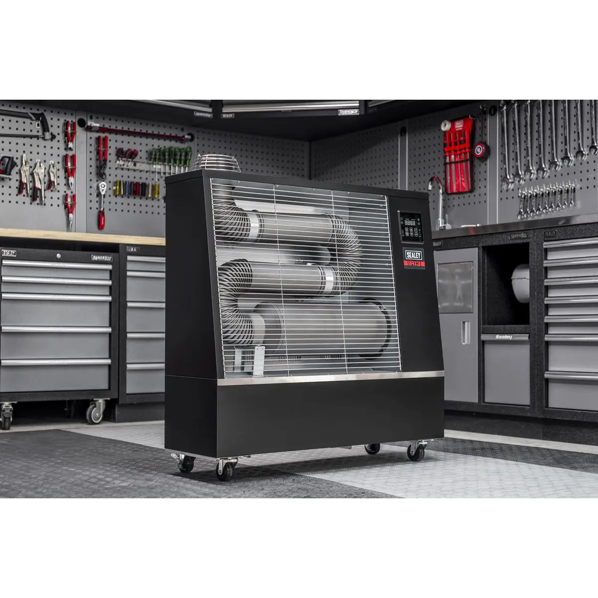 Sealey Industrial Infrared Diesel Heater 13kW  White Rose Tools