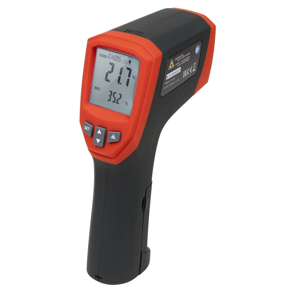 Sealey Infrared Dual Laser Digital Thermometer 30:1  White Rose Tools