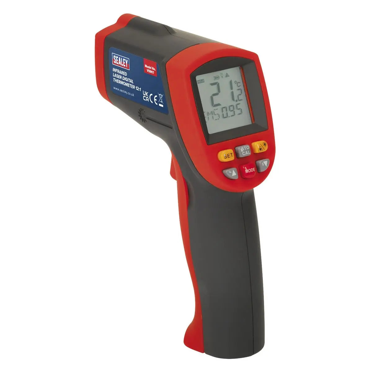 Sealey Infrared Laser Digital Thermometer 12:1 