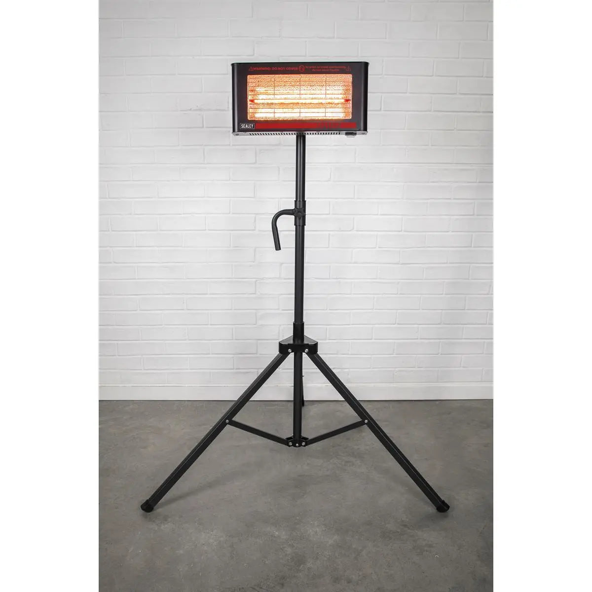 Sealey Infrared Quartz Heater with Tripod Stand 230V 1.2kW  White Rose Tools