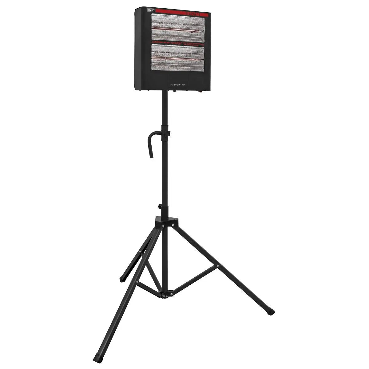 Sealey Infrared Quartz Heater with Tripod Stand 230V 1.4/2.8kW  White Rose Tools