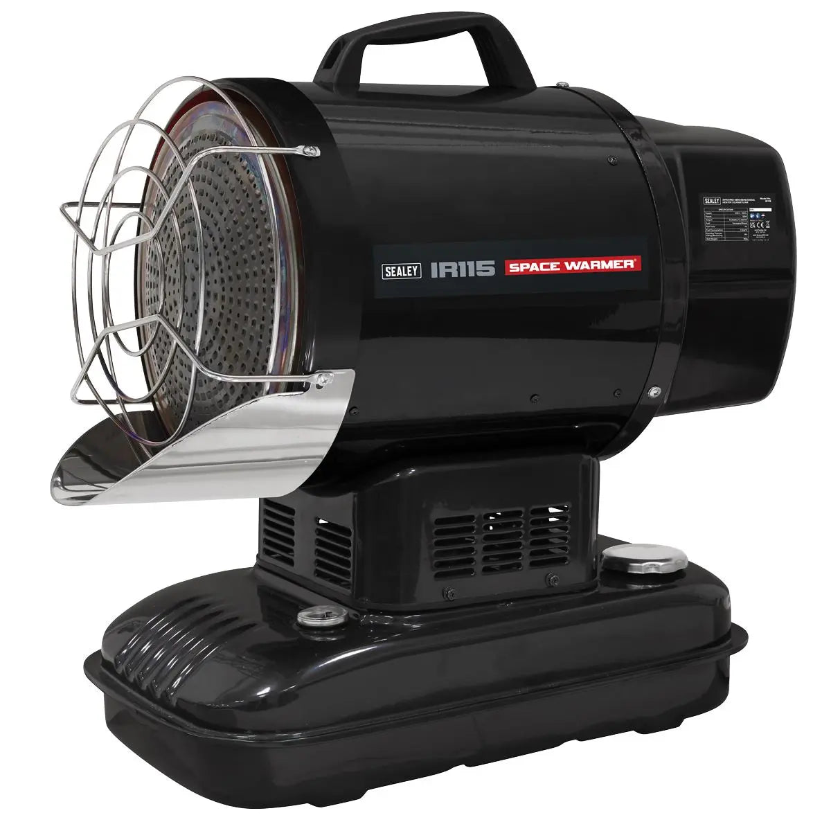 Sealey Infrared Space Warmer® Kerosene/Diesel Heater 51,000Btu/hr  White Rose Tools