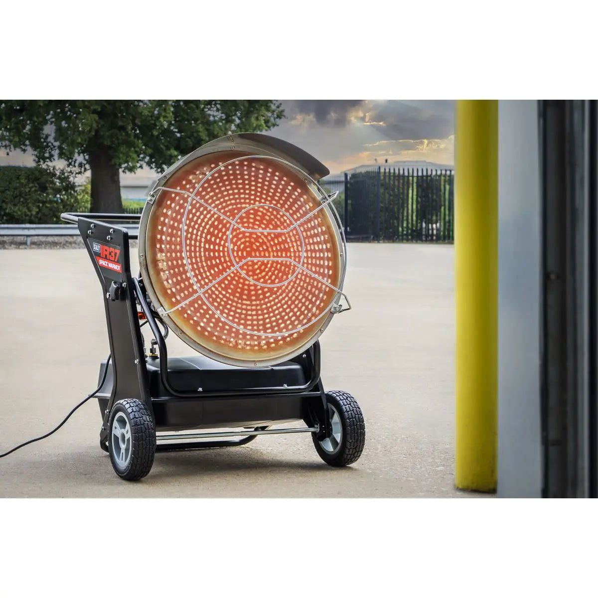 Sealey Infrared Space Warmer® Kerosene/Diesel Heater with Wheels 136,000Btu/hr 