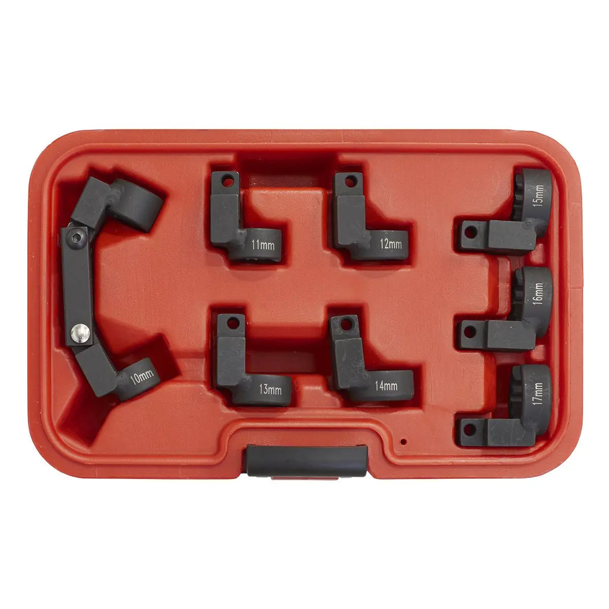 Sealey Injector Pipe Socket Set 9pc 3/8"Sq Drive 