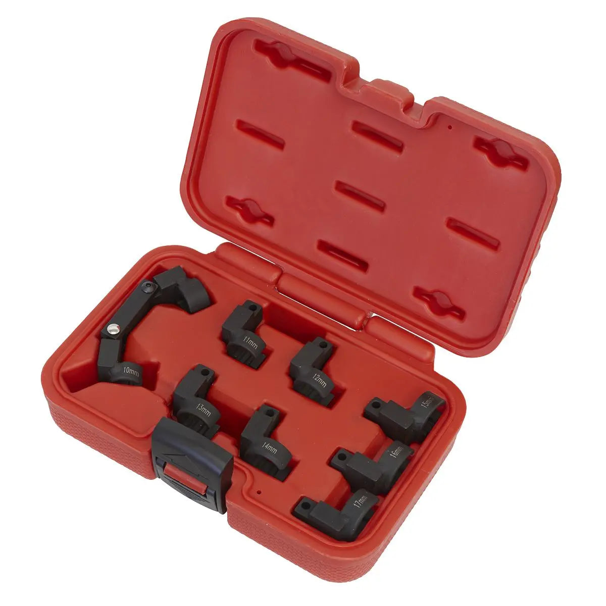 Sealey Injector Pipe Socket Set 9pc 3/8"Sq Drive 