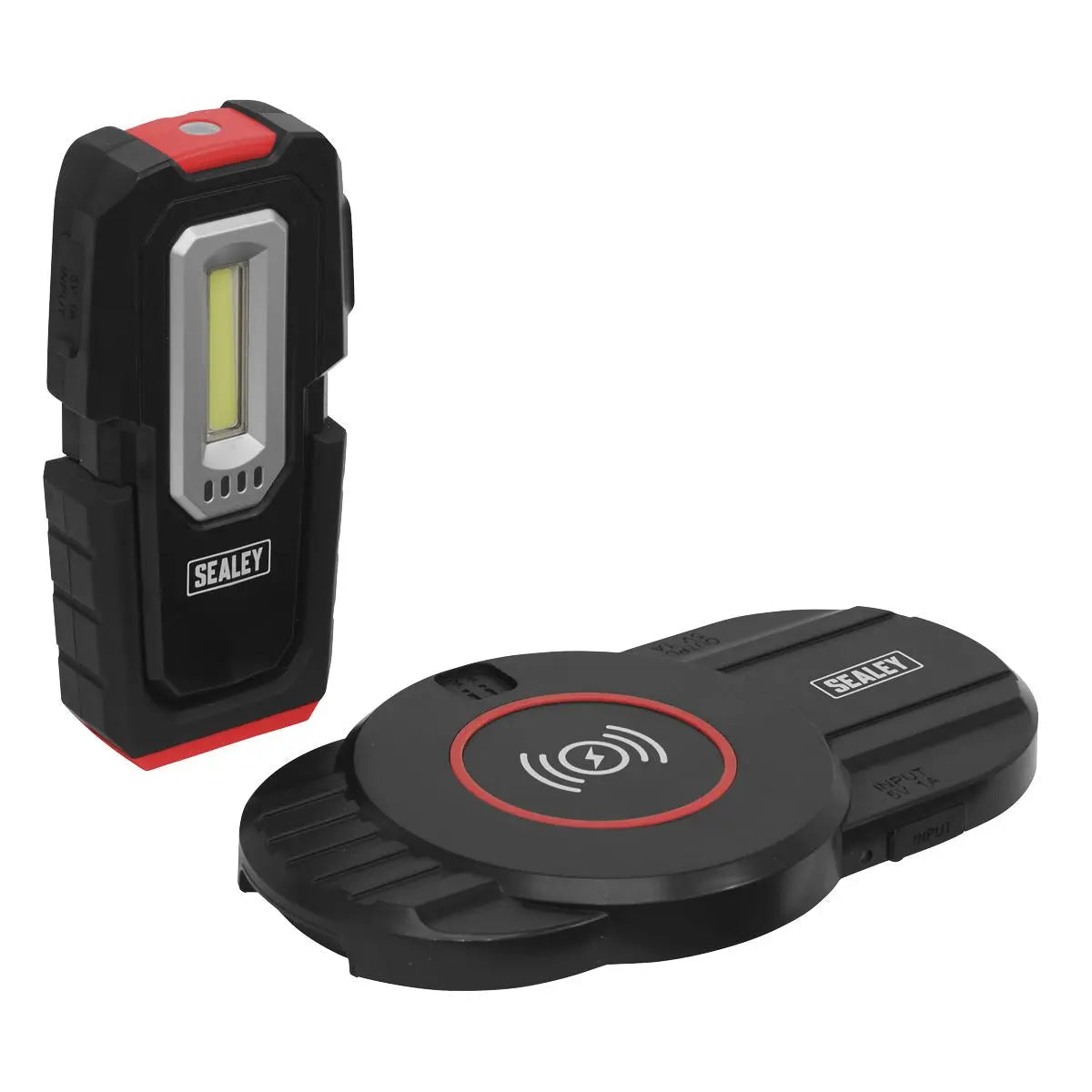 Sealey Inspection Light 3W COB & 1W SMD LED & Single Wireless Charging Base 