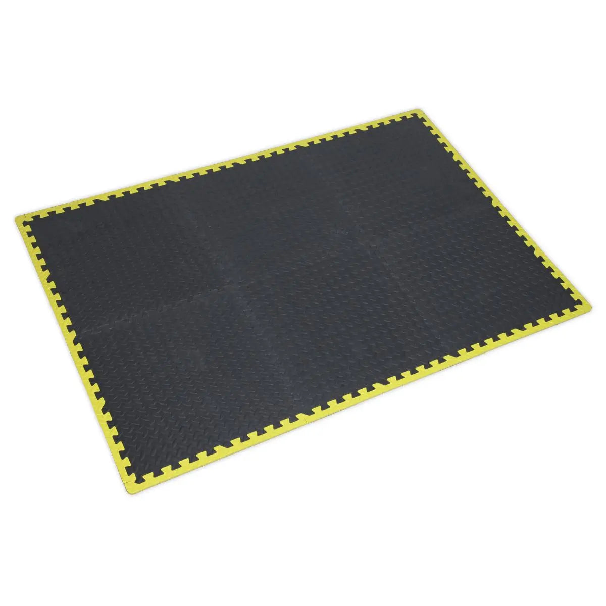 Sealey Interlocking EVA Foam Workshop Mat Set with Hi-Vis Edges 1240 x 1825mm 