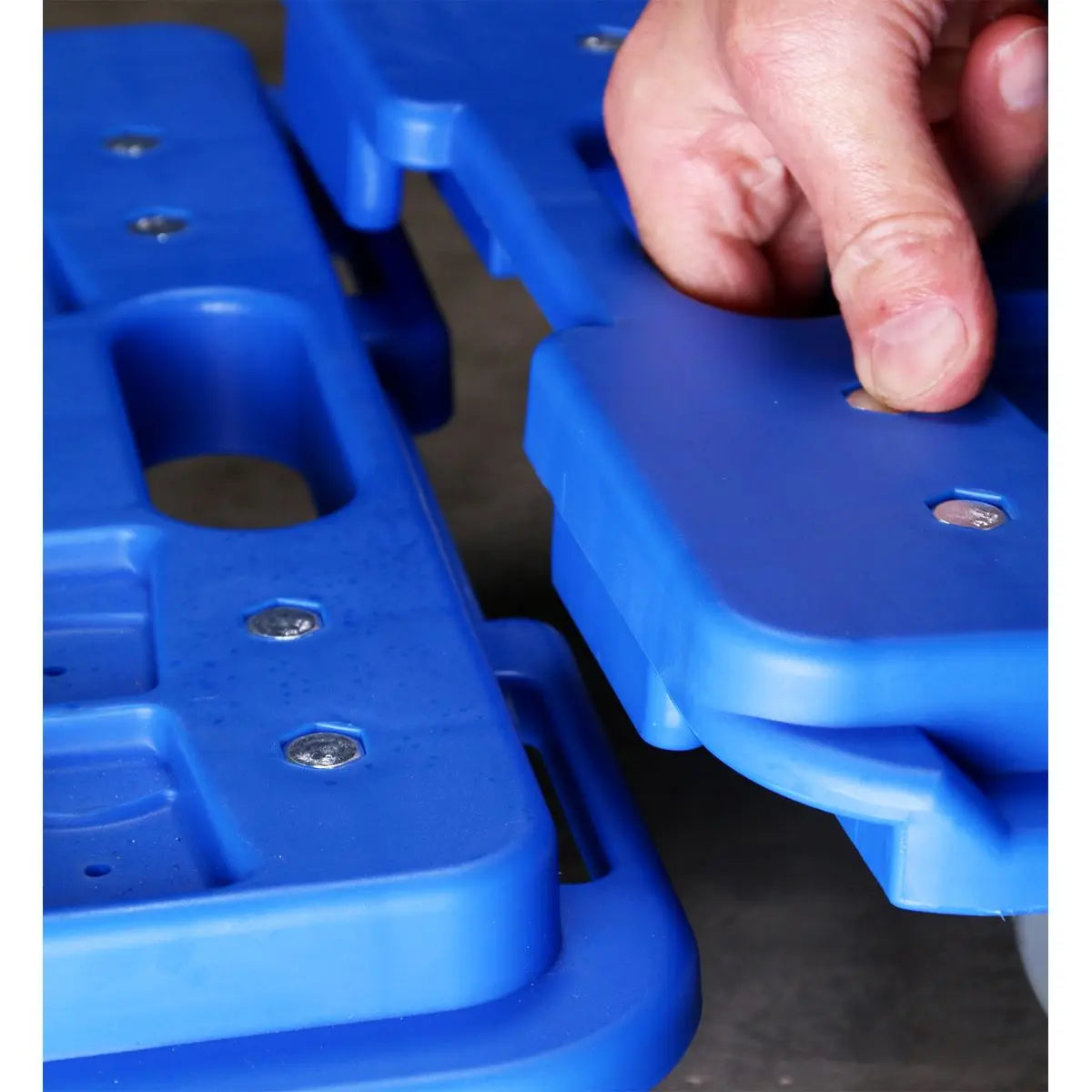 Sealey Interlocking Plastic Dolly 150kg Capacity 